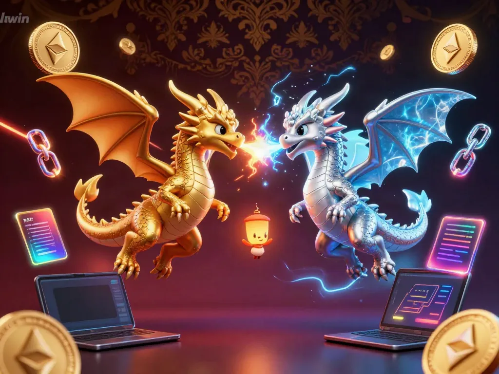 Engage in thrilling gameplay with llwin as twin dragons battle in a vivid casino fantasy.