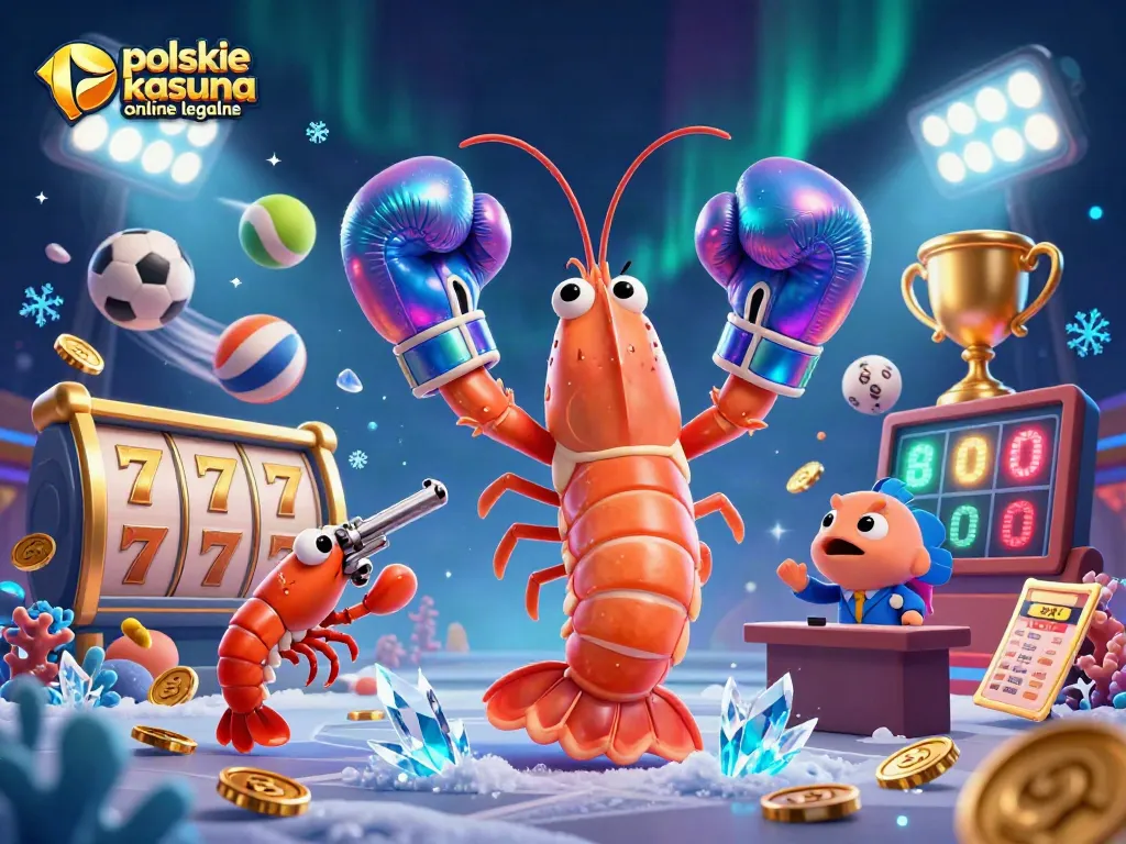 Engage with polskie kasyna online legalne through vibrant 3D illustration featuring dynamic gaming elements.