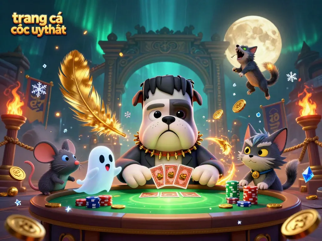 Engage in thrilling action with the trang cá cược uy tín scene featuring unique characters and vibrant elements.