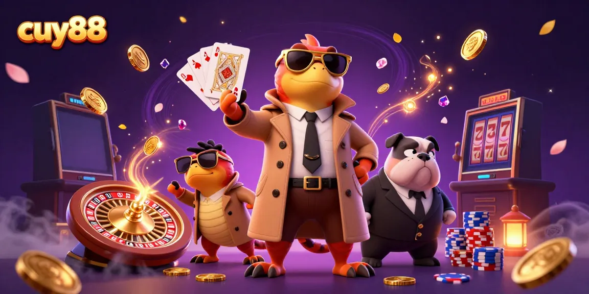 Experience thrilling moments at cuy88 with cartoon raptors trying to enter a VIP casino lounge.