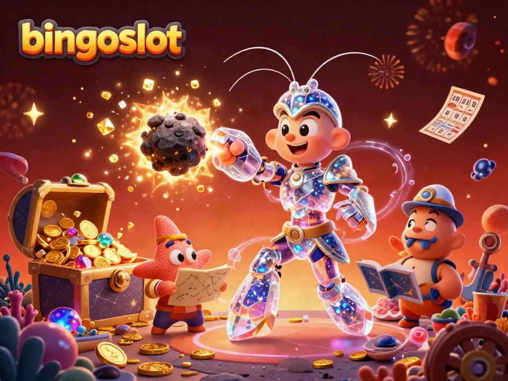 Menghadirkan momen menarik dengan bingoslot saat karakter samurai mantis mengeksplorasi jackpot di luar angkasa.