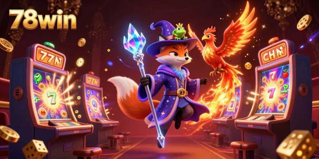 Experience the thrill of 78win's magical casino world with dynamic characters and exciting jackpots.