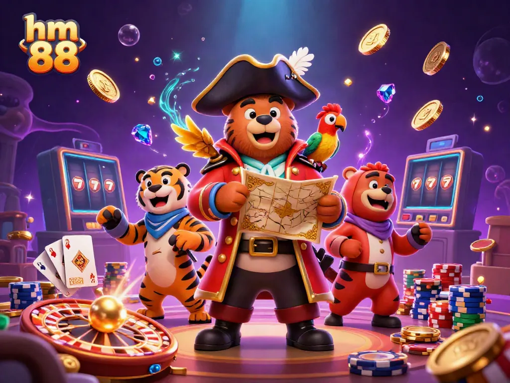 Experience thrilling gaming adventures at hm 88 as vibrant characters unveil riches and excitement.