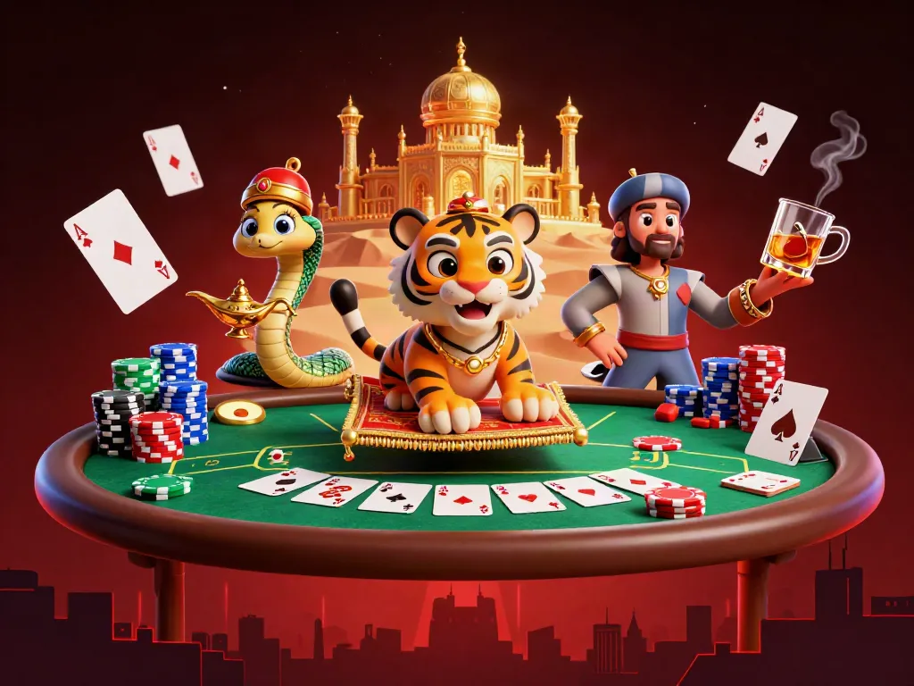 789clubb players enjoy thrilling action at a vibrant poker table with colorful elements.