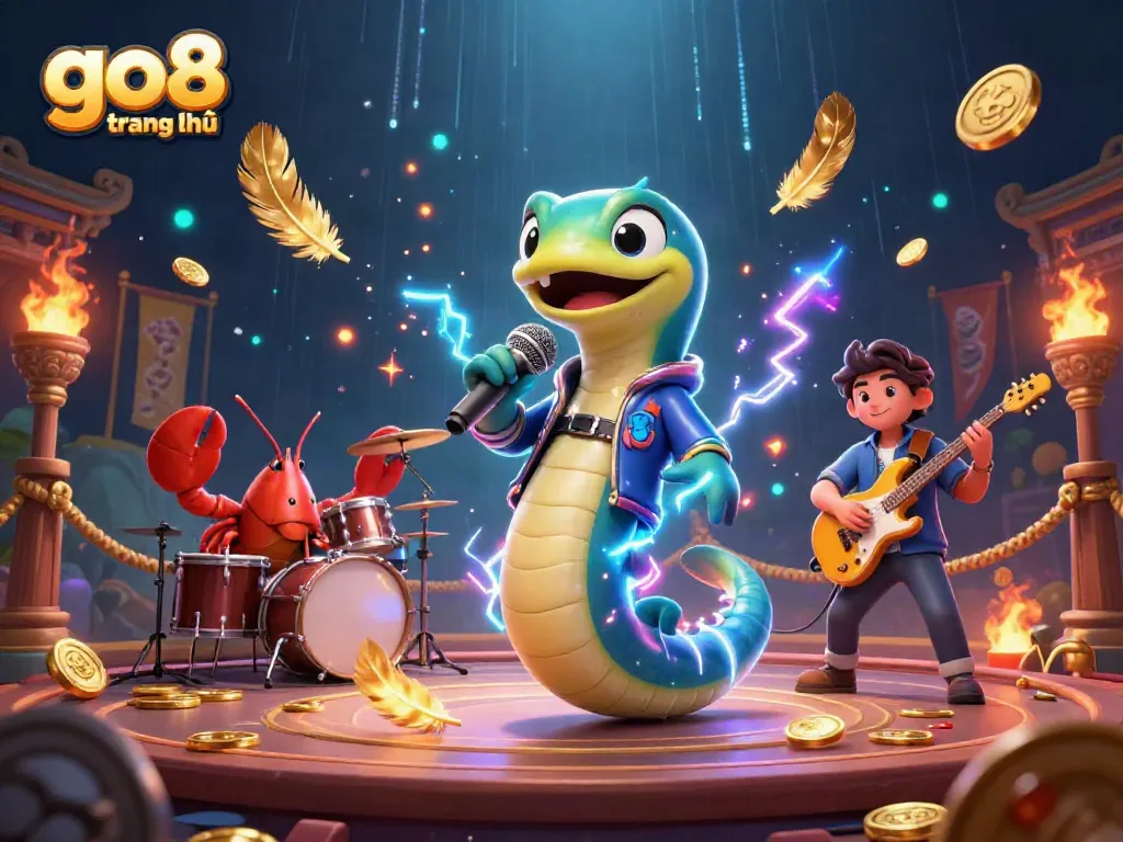 Experience excitement at go8 trang chủ with dynamic underwater casino action featuring lively characters.