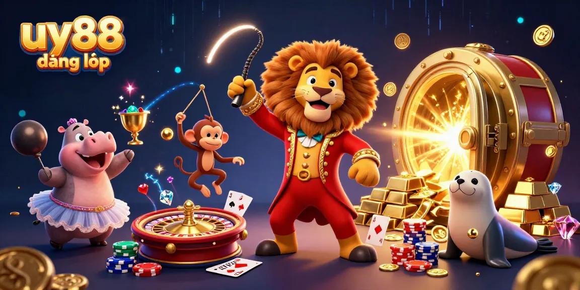 Engage in exciting games at uy88 đăng nhập with vibrant characters showcasing casino fun and wealth.