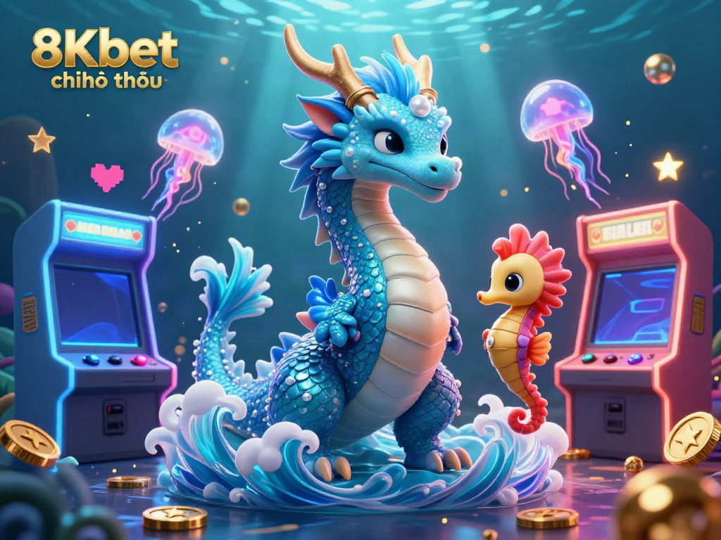 Engage in exciting gameplay with the 8Kbet chính thức casino experience, highlighted by captivating characters and vibrant gaming elements.