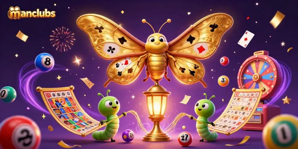 Join the action in manclubs with a vibrant display of casino elements and exciting games.