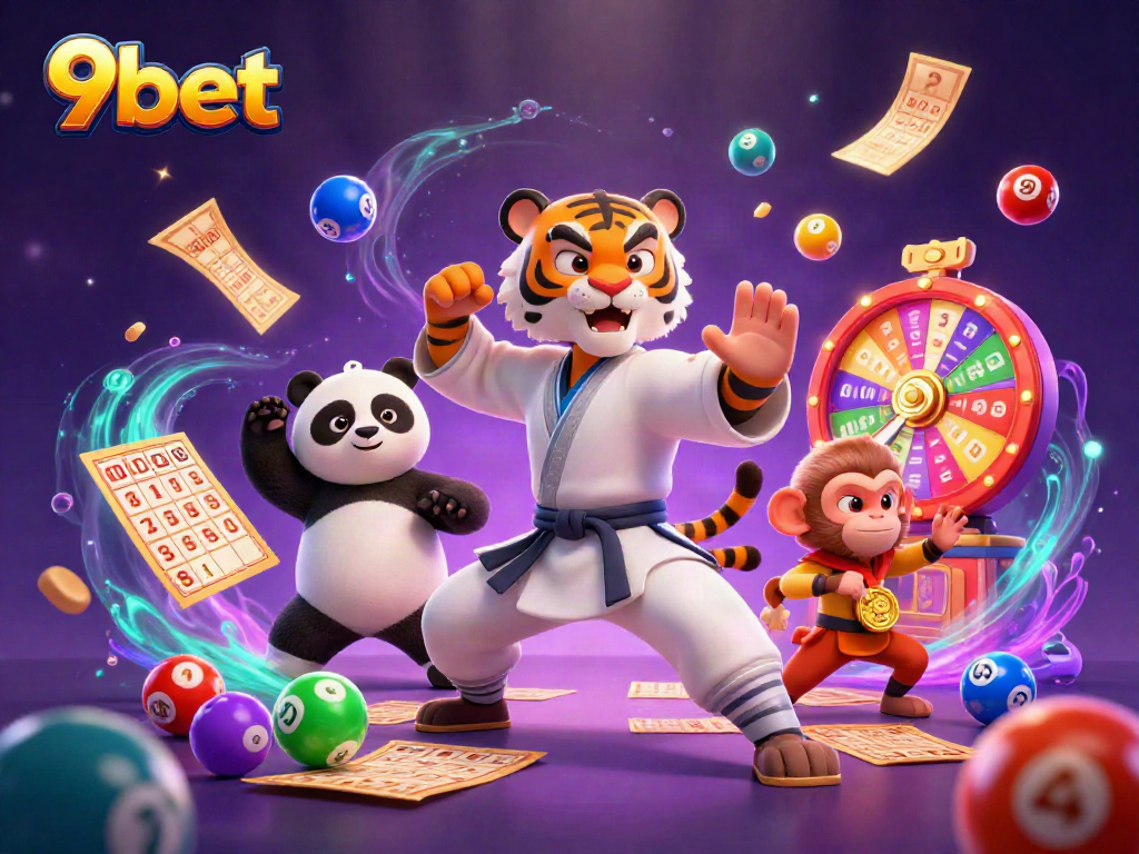 Engage in thrilling gameplay with 9bet, featuring colorful elements and dynamic scenes from the online casino